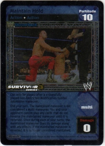 Maintain Hold (Throwback) (SS3) Foil
